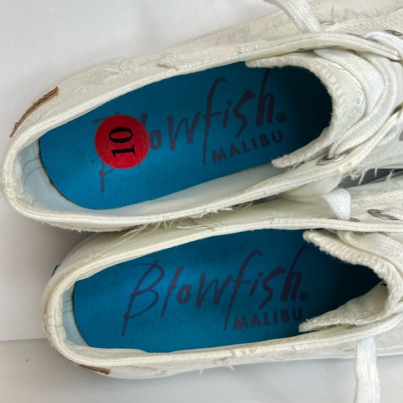 BLOWFISH Malibu Maxine FE Slip On Sneakers White Color Washed Recycled Canvas 10 - Picture 15 of 16